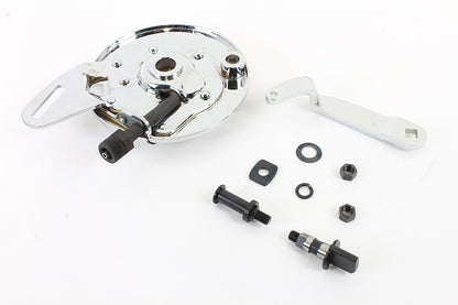 45 Rear Brake Backing Plate Kit Chrome