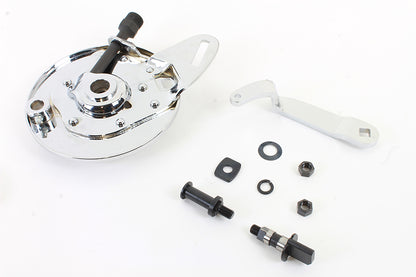 45 Rear Brake Backing Plate Kit Chrome