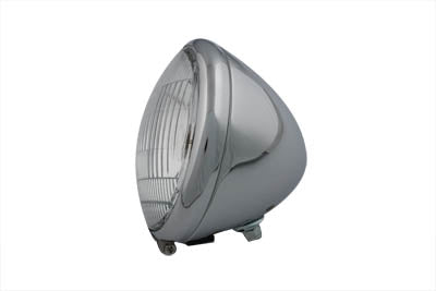 6-1/2 Spring Fork 6 Volt Headlamp Chrome