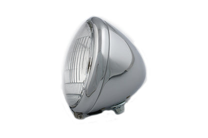 6-1/2 Spring Fork 6 Volt Headlamp Chrome
