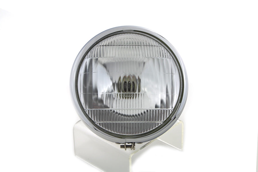 6-1/2 Spring Fork 6 Volt Headlamp Black
