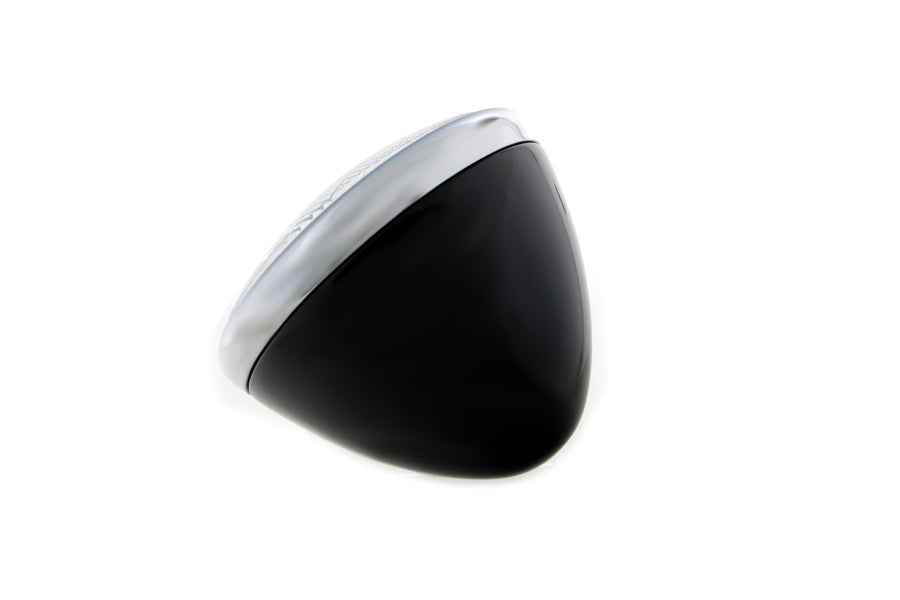 6-1/2 Spring Fork 6 Volt Headlamp Black
