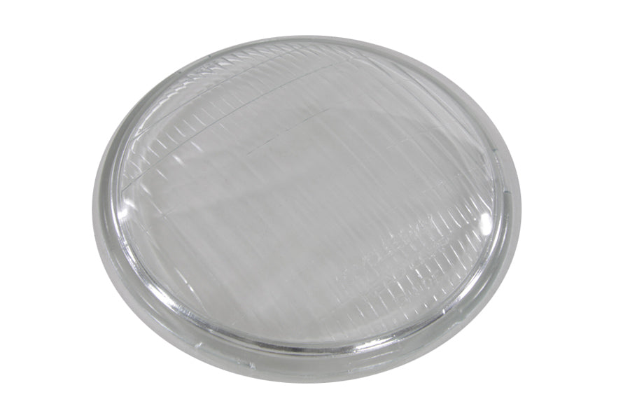 Spring Fork Headlamp Glass Lens Clear 6.5",