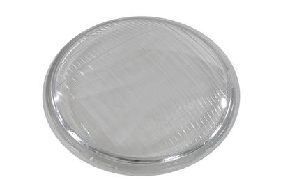 Spring Fork Headlamp Glass Lens Clear 6.5",