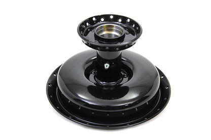 Front Wheel Hub and Brake Drum Black