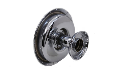 Front Wheel Hub and Brake Drum Chrome