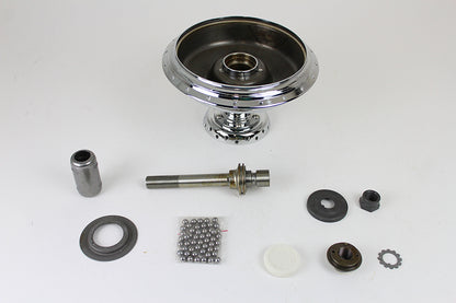 45 W Front Wheel Hub Assembly Chrome