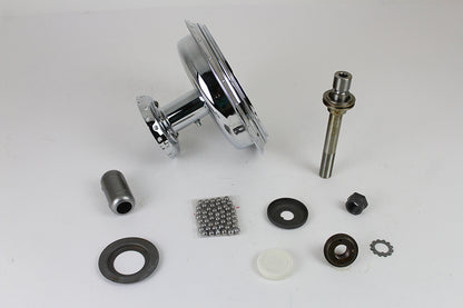 45 W Front Wheel Hub Assembly Chrome
