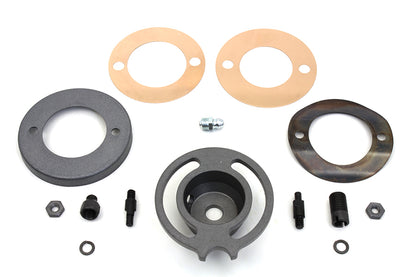 Parkerized Front Brake Plate Cover Kit