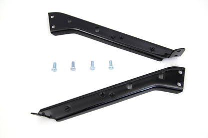 Black Saddlebag Guard Kit Brackets