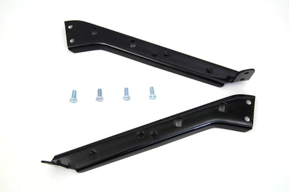 Black Saddlebag Guard Kit Brackets