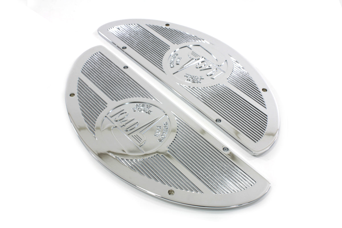 Chrome World's Fair 1940 Footboard Mats