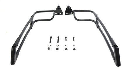 Black Saddlebag Rail Set