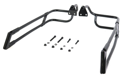 Black Saddlebag Rail Set