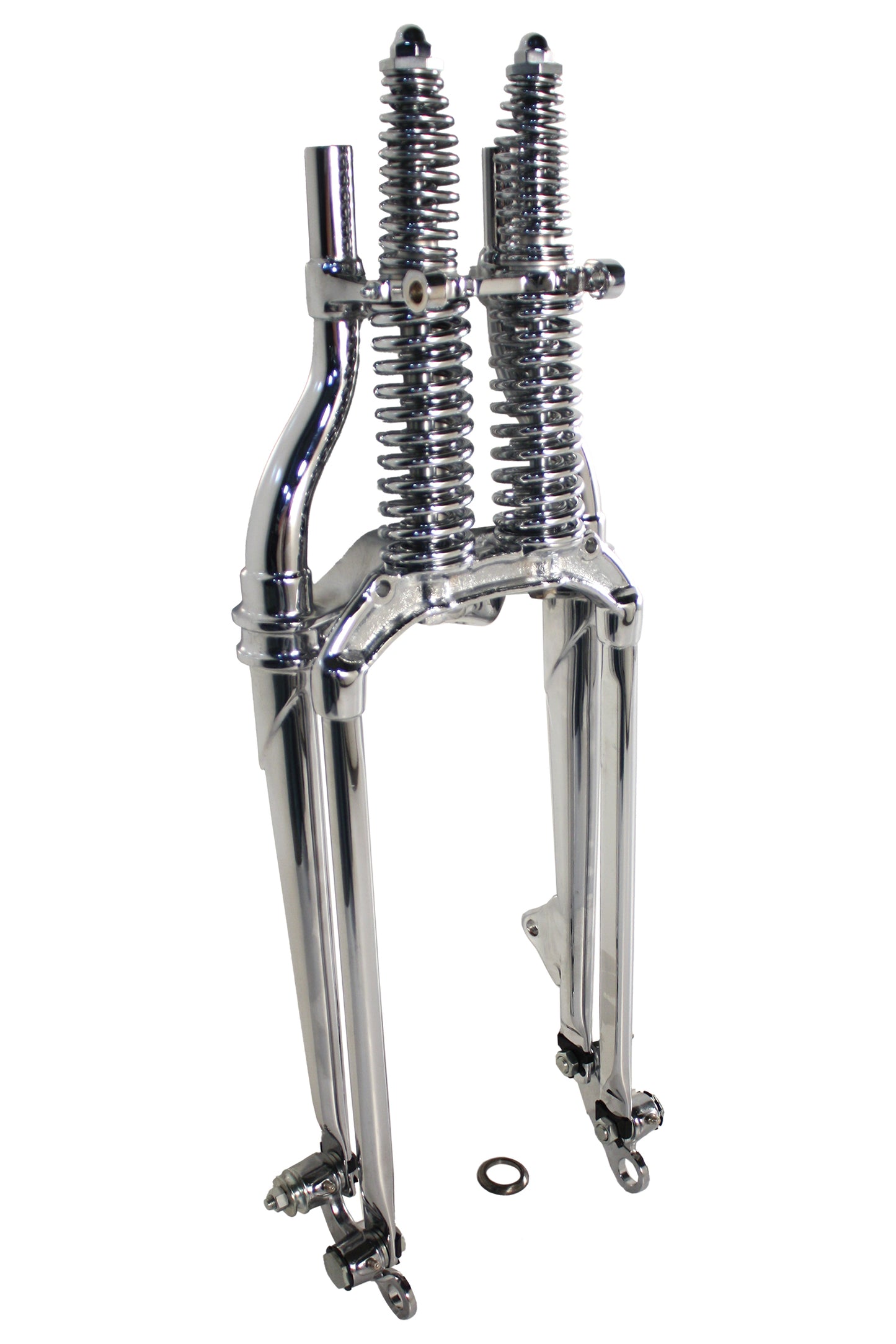 18 Offset Spring Fork Assembly Chrome