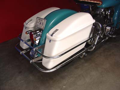 Chrome Saddlebag Guard Kit