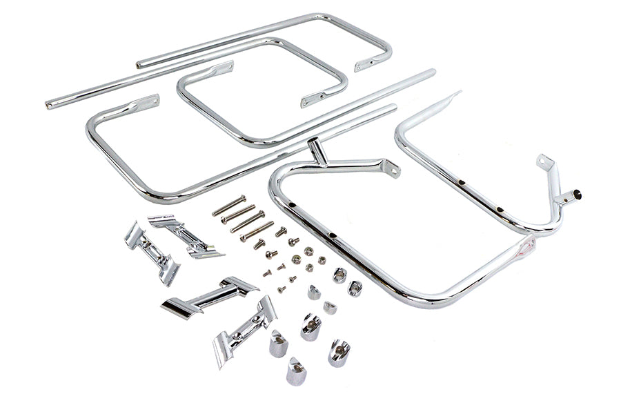 Chrome Saddlebag Guard Kit