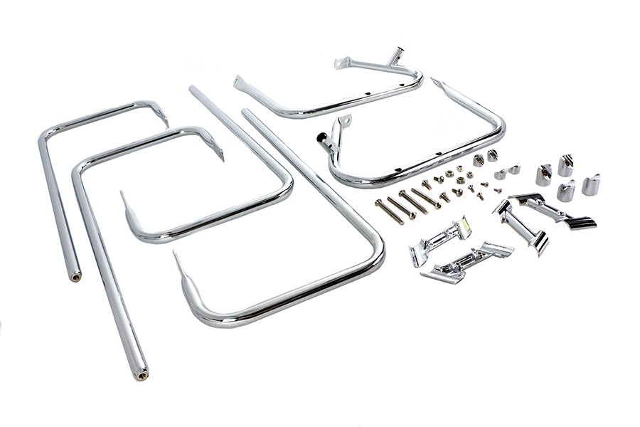 Chrome Saddlebag Guard Kit