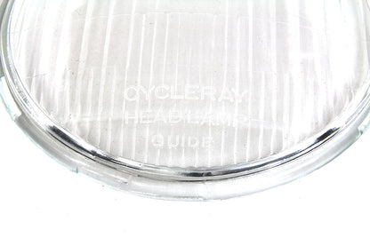Spring Fork Headlamp Glass Lens Clear 6.5",