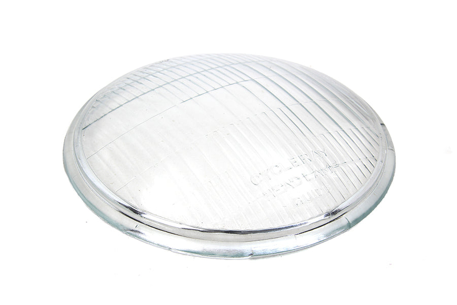 Spring Fork Headlamp Glass Lens Clear 6.5",