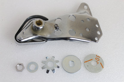 Rocker Foot Clutch Bracket Chrome