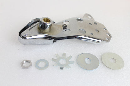 Rocker Foot Clutch Bracket Chrome