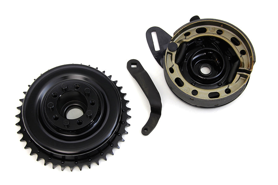 45 Rear Brake Drum and Backing Plate Assembly