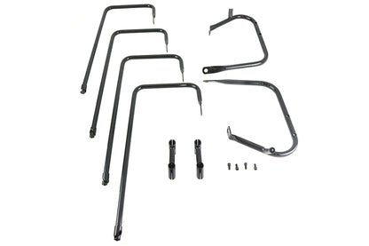 Black Saddlebag Rail