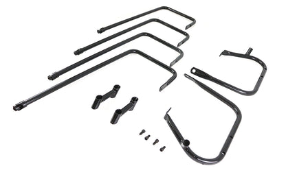 Black Saddlebag Rail