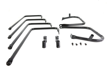 Black Saddlebag Rail