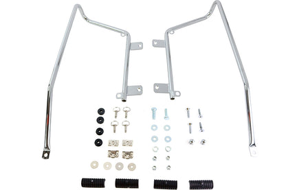 Wyatt Gatling Saddlebag Bracket Kit Chrome