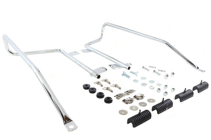 Wyatt Gatling Saddlebag Bracket Kit Chrome