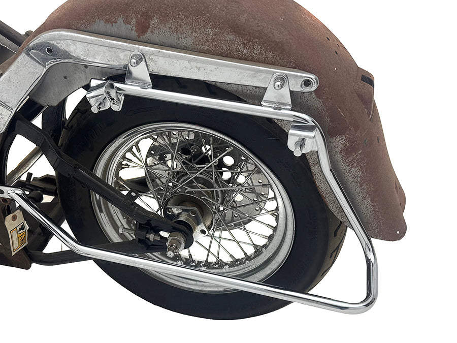 Wyatt Gatling Saddlebag Bracket Kit Chrome