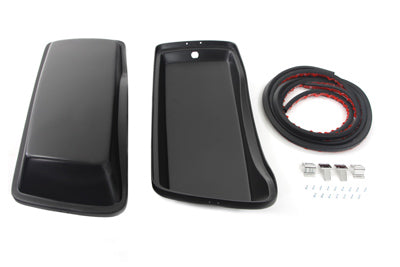 Black Saddlebag Lid Kit
