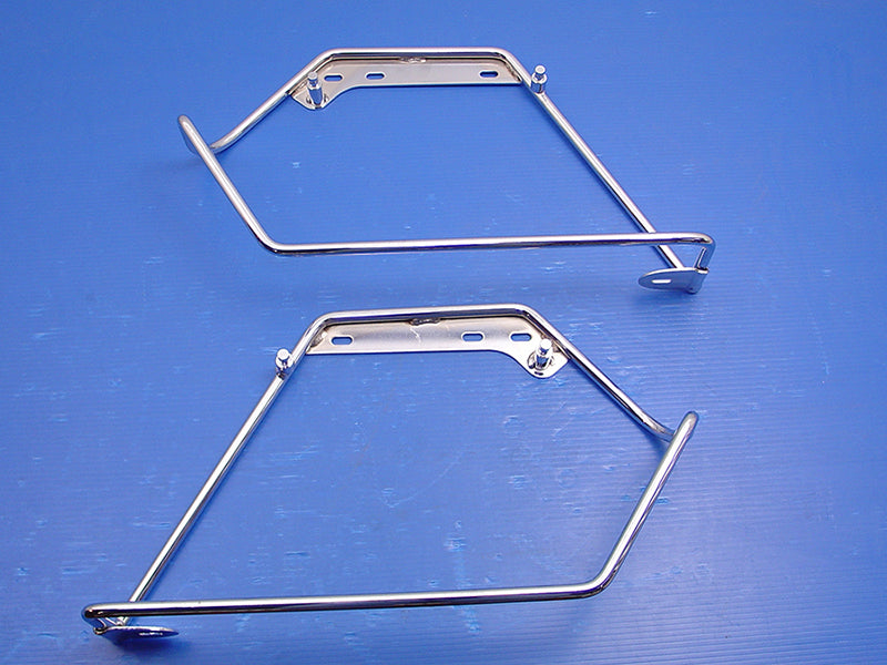 Chrome Saddlebag Mount Bracket Set