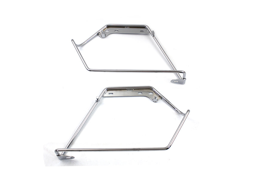 Chrome Saddlebag Mount Bracket Set