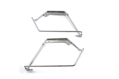 Chrome Saddlebag Mount Bracket Set