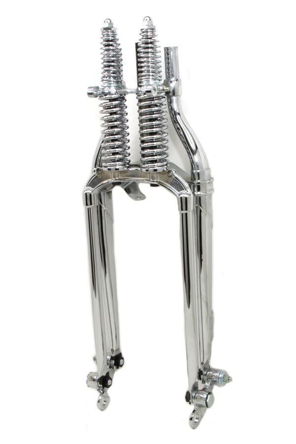 18 Inline Spring Fork Assembly Chrome