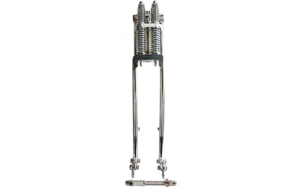 D+D Narrow Spring Fork Assembly Chrome 21",Y