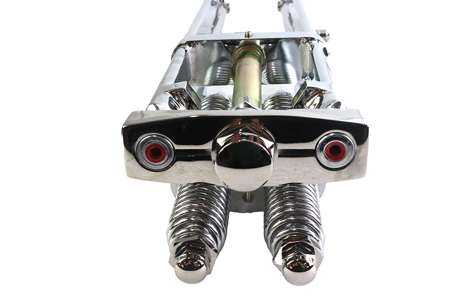 D+D Narrow Spring Fork Assembly Chrome 21",Y