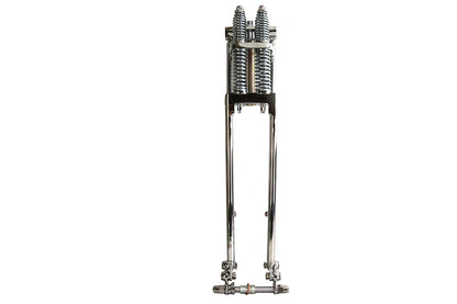 D+D Narrow Spring Fork Assembly Chrome 23",Y