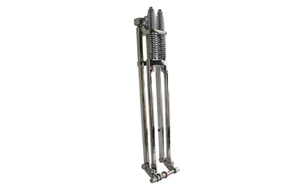 D+D Narrow Spring Fork Assembly Chrome 23",Y
