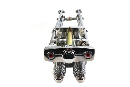D+D Narrow Spring Fork Assembly Chrome 23",Y