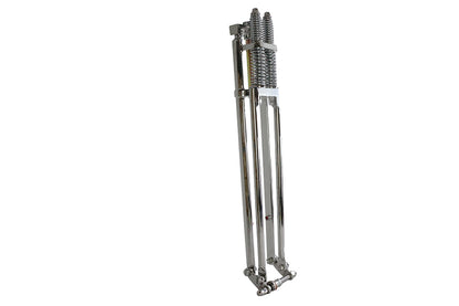 D+D Narrow Spring Fork Assembly Chrome 27",Y