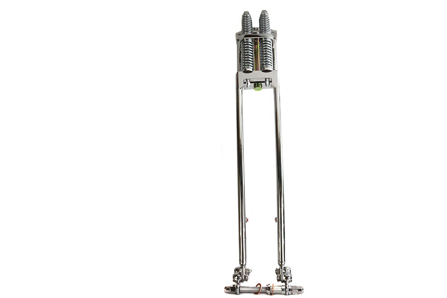 D+D Narrow Spring Fork Assembly Chrome 29",Y