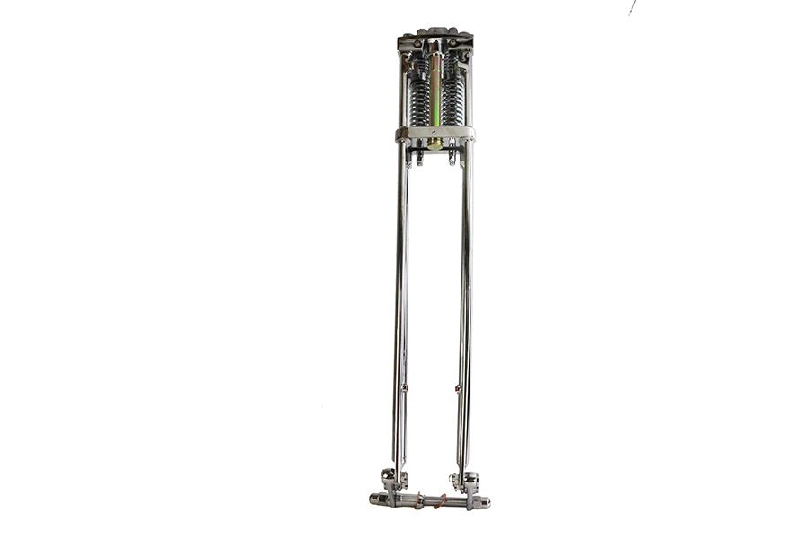 D+D Narrow Spring Fork Assembly Chrome 29",Y