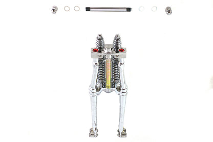 18 Tedd Narrow Spring Fork Assembly Chrome
