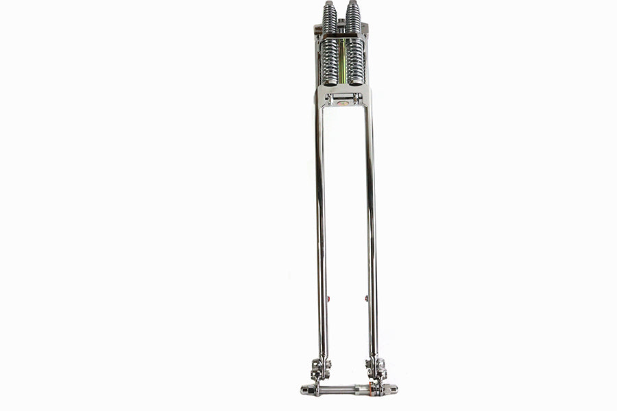 D+D Narrow Spring Fork Assembly Chrome 31",Y