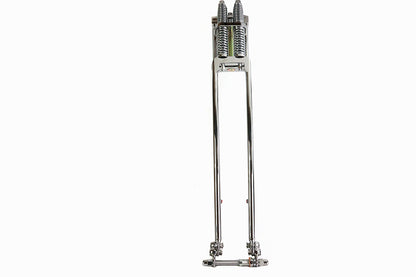 D+D Narrow Spring Fork Assembly Chrome 31",Y