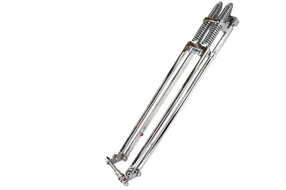 D+D Narrow Spring Fork Assembly Chrome 31",Y